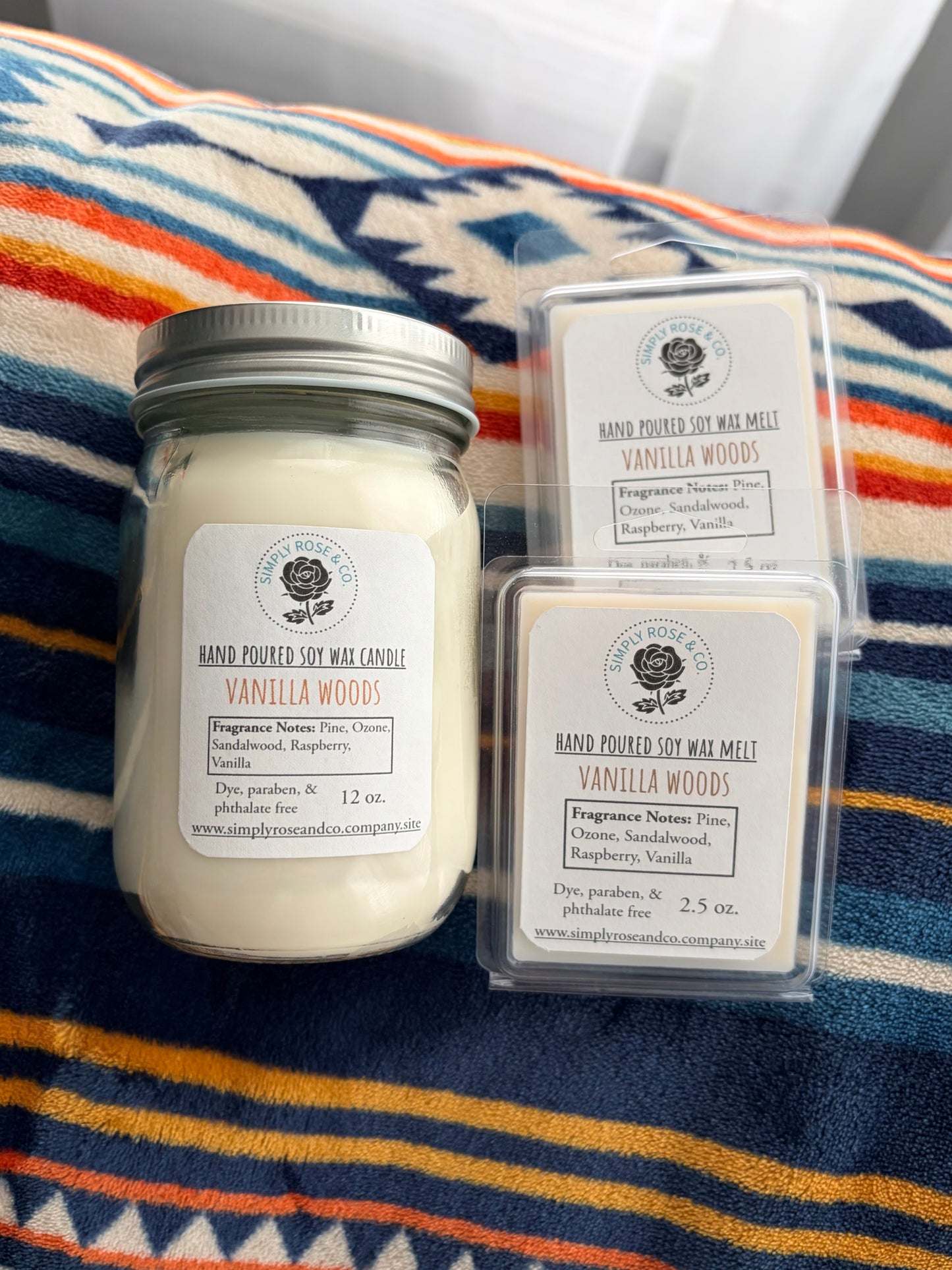 Vanilla Woods~ 12oz. Candle