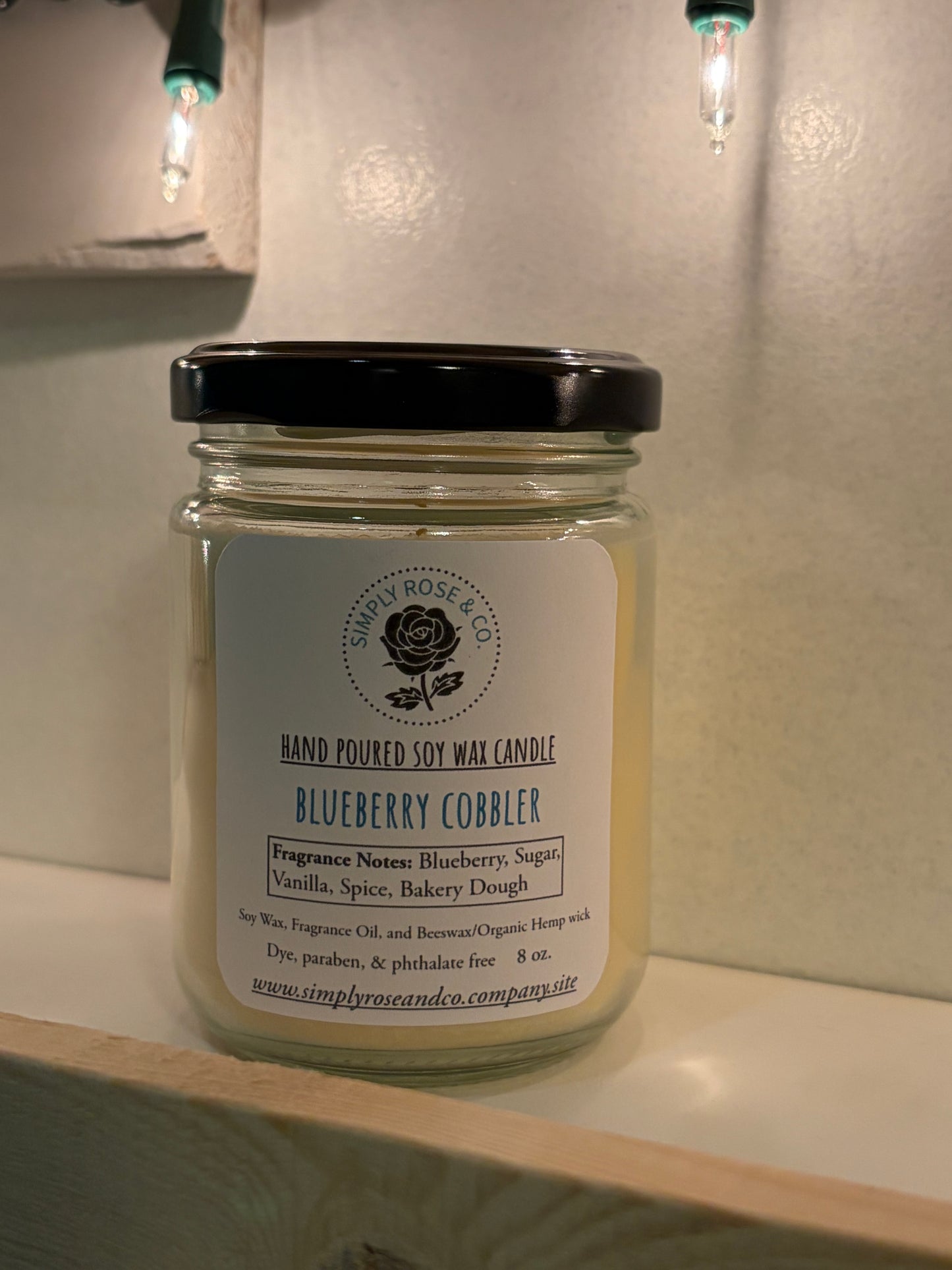 Blueberry Cobbler~ 8oz. Candle