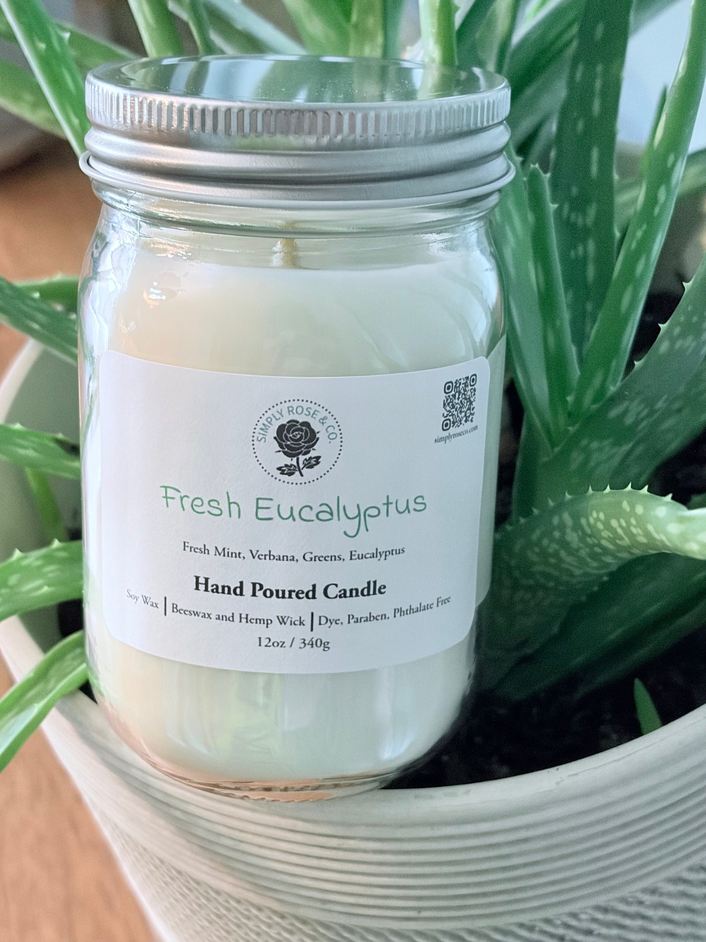 Fresh Eucalyptus~ 12 oz. Candle