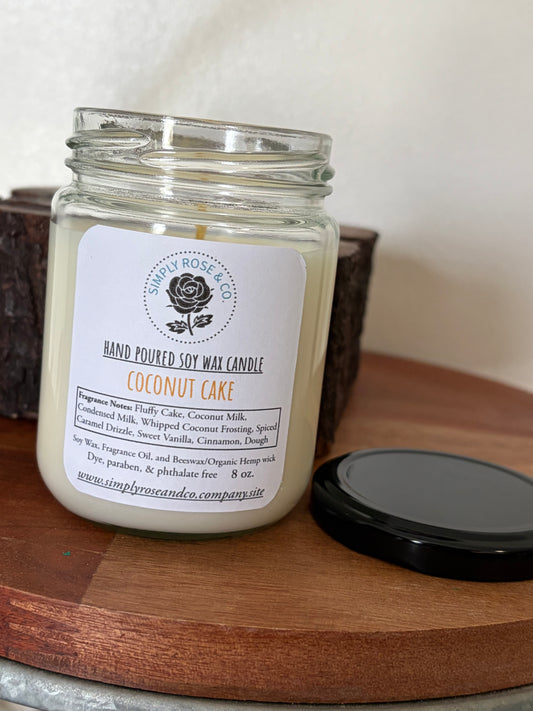 Coconut Cake~ 8 oz. Candle