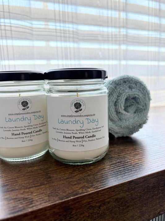 Laundry Day~ 8oz. Candle
