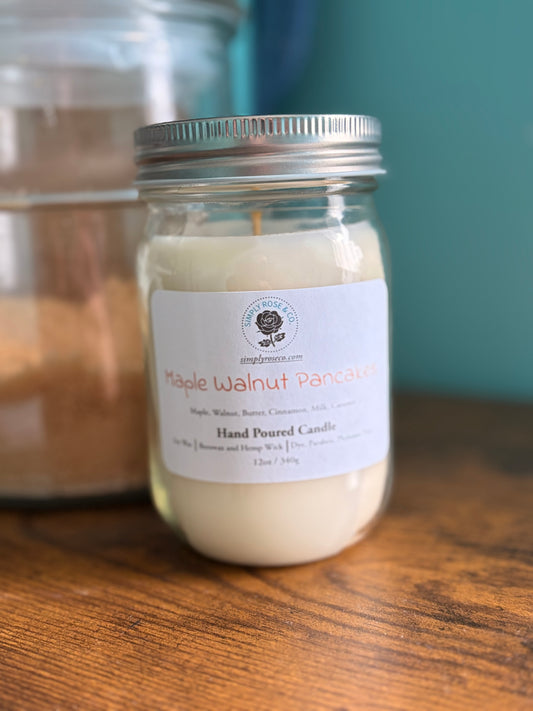 Maple Walnut Pancakes~ 12oz. Candle