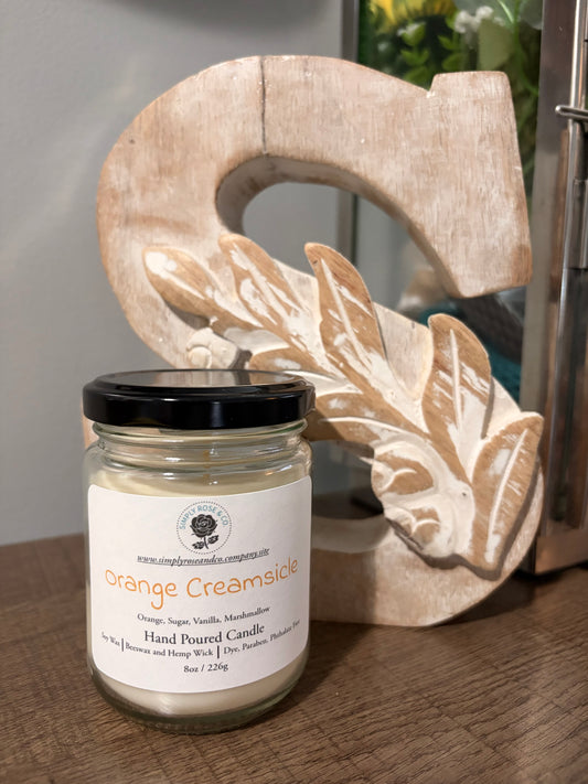 Orange Creamsicle~ 8oz. Candle