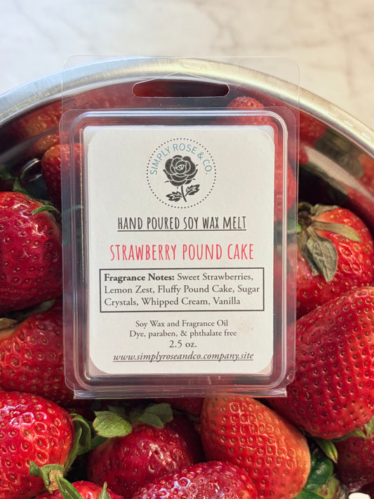 Strawberry Pound Cake~ Melt