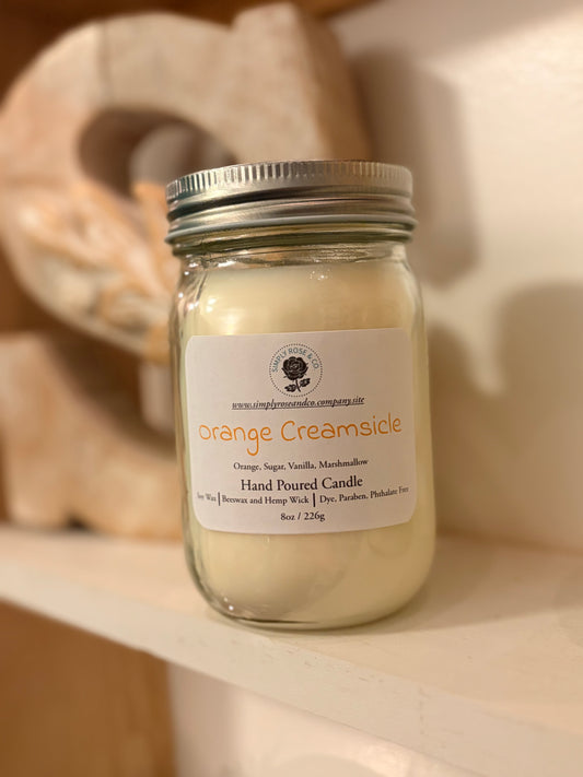 Orange Creamsicle~ 12oz. Candle