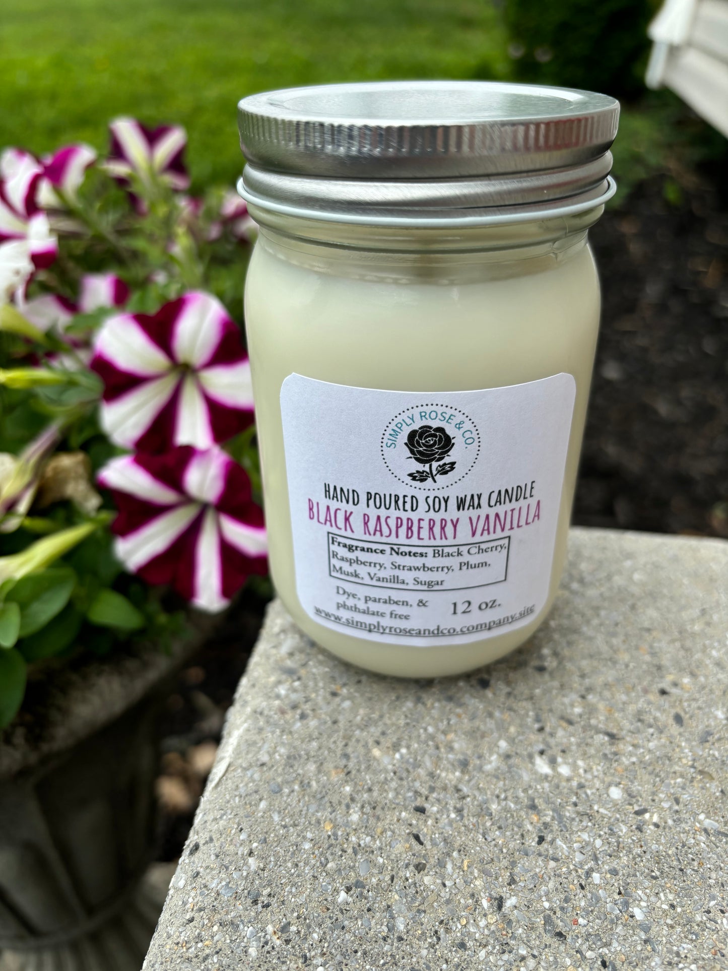 Black Raspberry Vanilla~ 12oz. Candle