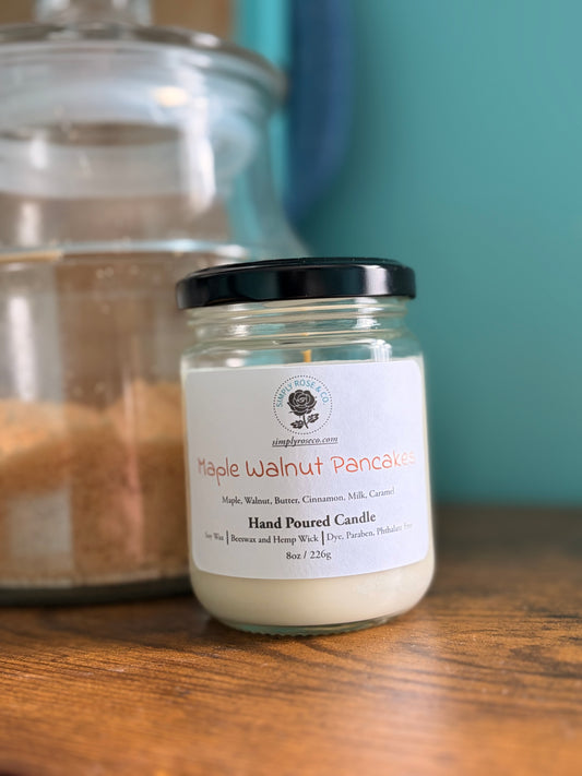 Maple Walnut Pancakes~ 8oz. Candle