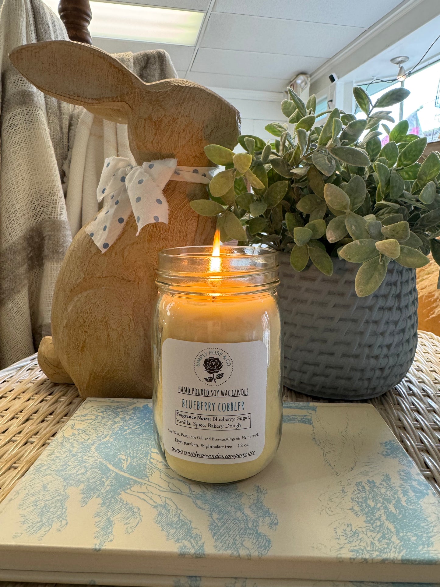 Blueberry Cobbler~ 12oz. Candle