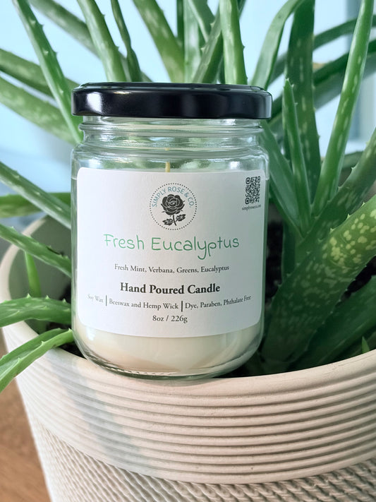 Fresh Eucalyptus~ 8 oz. Candle