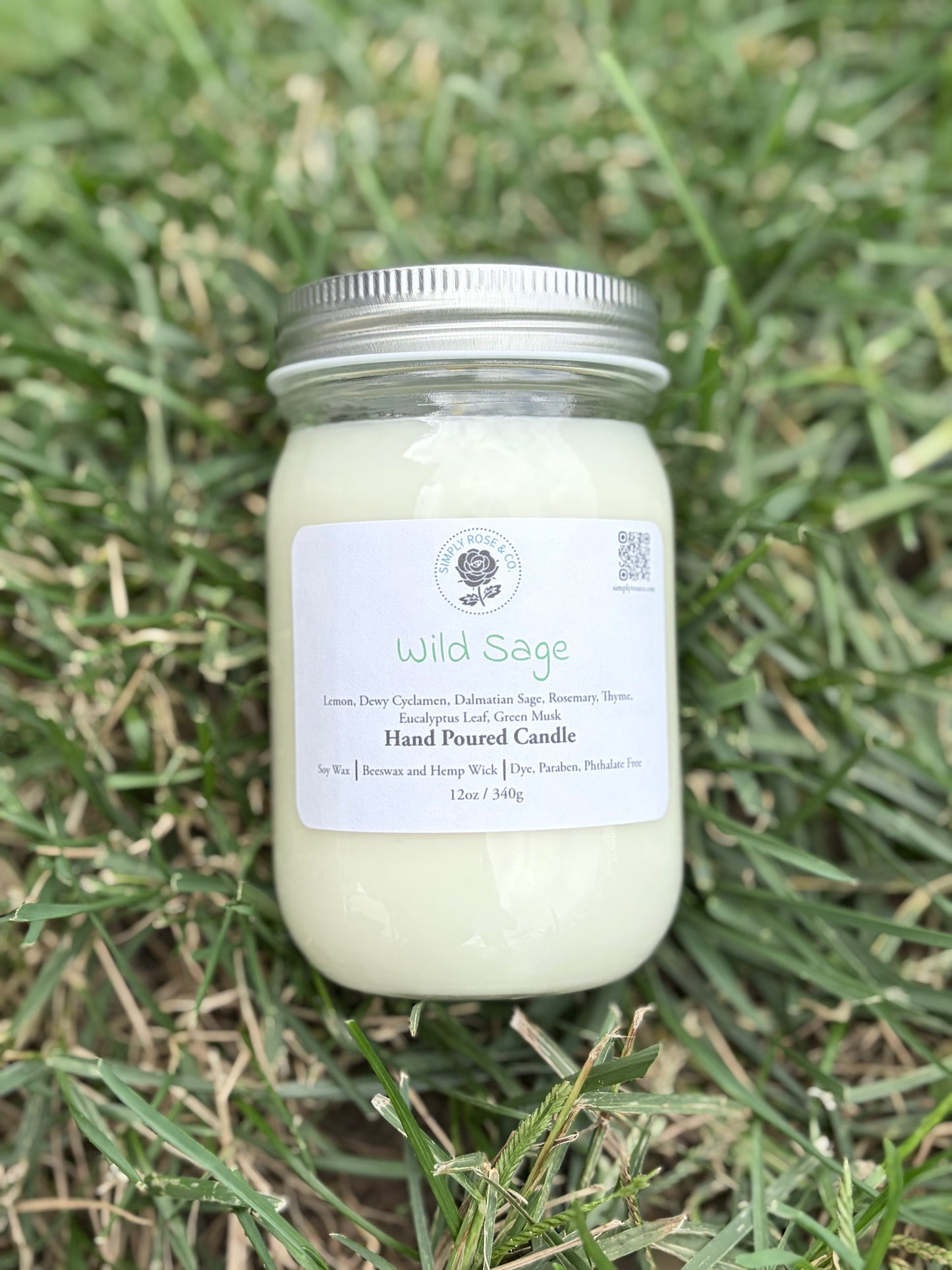 Wild Sage ~ 12oz. Candle