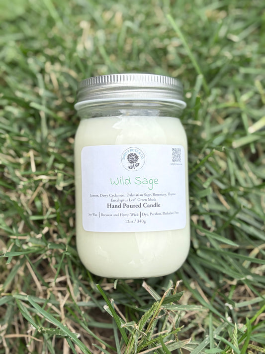 Wild Sage ~ 12oz. Candle