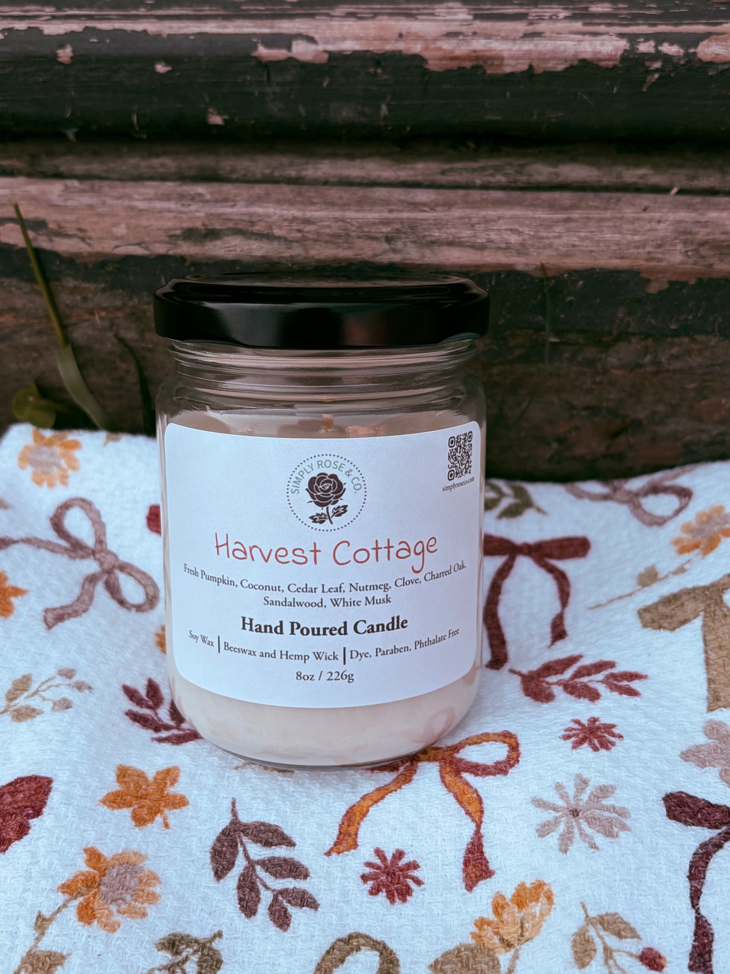 Harvest Cottage ~ 8 oz. Candle
